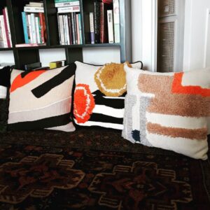 owk orang weiß kissen